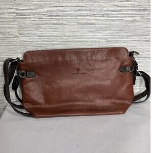 Borgo Degli Etruschi Brown Leather Shoulder Bag